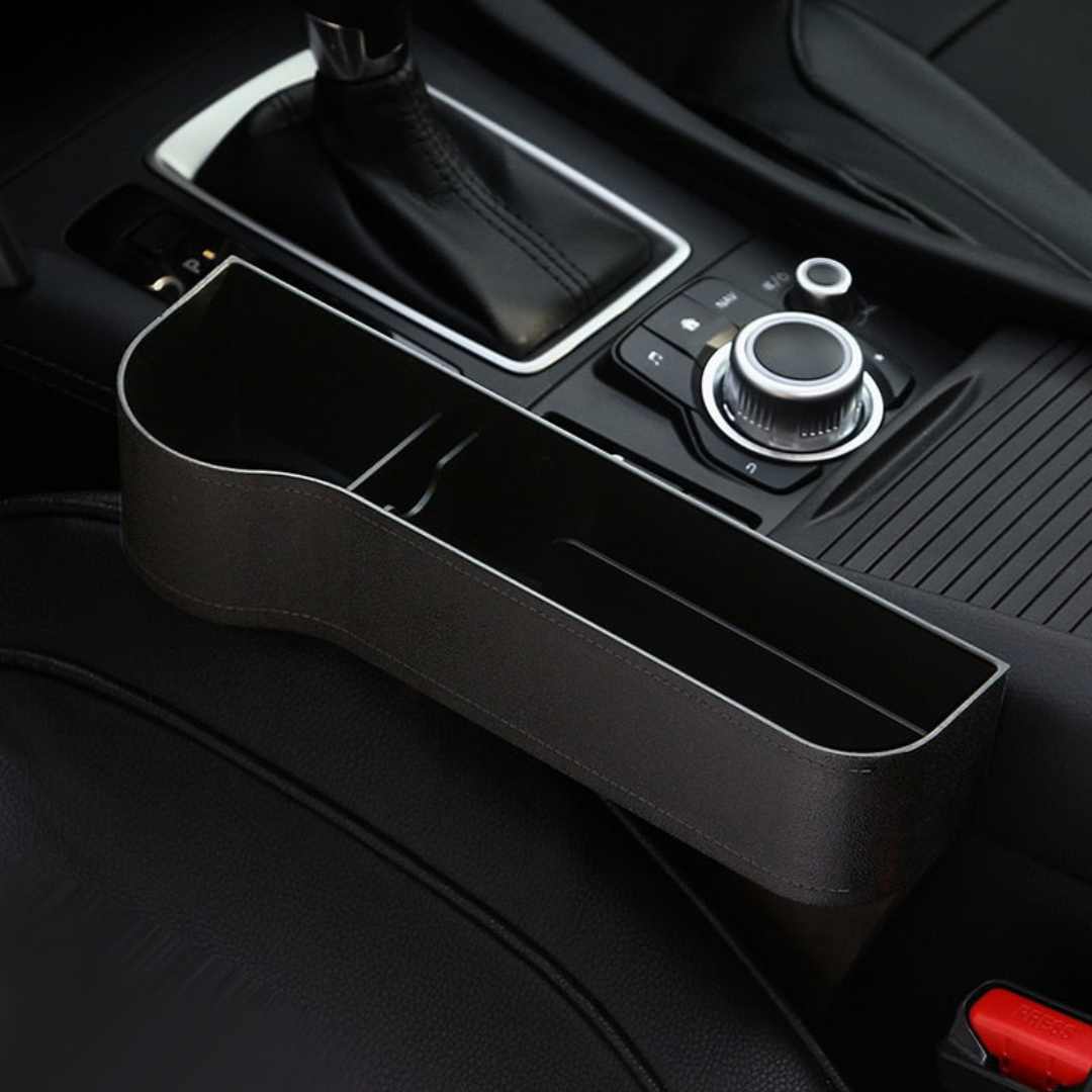 Organizador multifunções compacto para carro