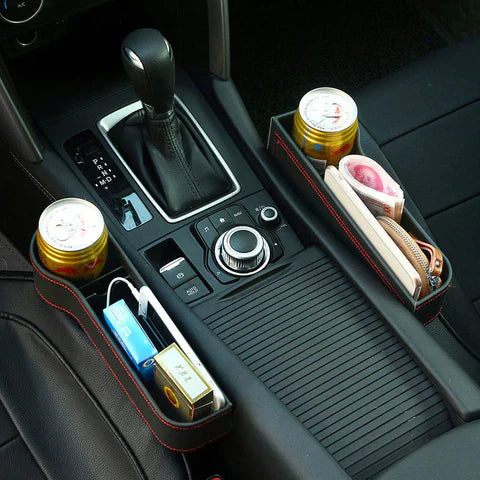 Organizador multifunções compacto para carro